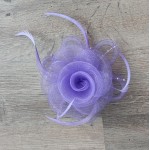 Voaleta pentru decor par cu clema de prindere VTL005CC Mov